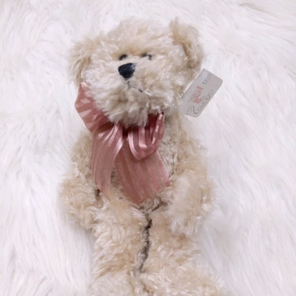 Other - Progressive Plush tan vintage soft small teddy bear
 9 1/4 inches tall